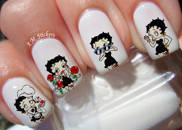 Betty☆Nail Betty boop💋leopard print is still in, right? 🐆🫣 Using