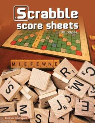 Scrabble Score Sheets: Enjoy Leisure Time With 100 Pages Crosswor... (RePrint)
