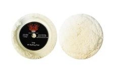 High Teck™ 775 Buffing Pad, 7.5 in Dia x 1.5 in in THK, 100% Wool, Hook and Loop