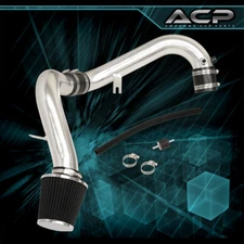 Cold Air Intake CAI Polished Pipe Kit + Filter For 01-05 Honda Civic EX M/T 1.7L