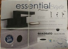 Belanger 4 in. Centerset 2-Handle Bathroom Faucet with Pop-Up Drain in Matte