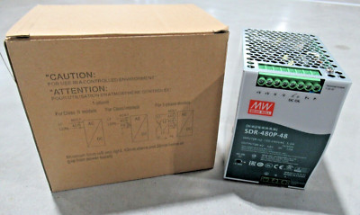 Mean Well SDR-480P-48 DIN-Schienen-Netzteil 480W, 48V, 10A *BRAND NEW*