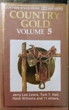 Country Gold - Volume 5 Vintage Cassette Tape Various Artists/Classic Hits