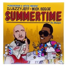 DJ Jazzy Signed Autographed Summertime Mixtape LP Album Flat ACOA