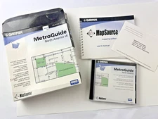 Garmin MapSource MetroGuide North America v6 CD-ROM Maps GPS PC Software Box Set