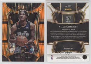 2023-24 Panini Select Mezzanine Level Orange Flash Prizm Noah Clowney Rookie RC