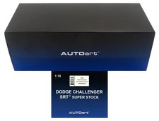 AutoArt 1/18 Dodge Challenger SRT Super Stock 2023 Pearl Blue Carbon