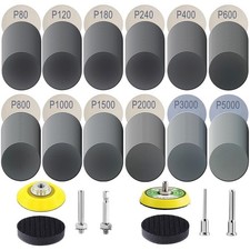 240Pcs 2 Inch Sanding Discs, Assorted 80 to 5000 Grit Silicon Carbide Hook & Loo 0.10 per gallon