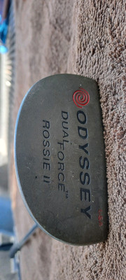 Golf shorter club ODYSSEY DUAL FORCE ROSSIE II 2 putter 32'' original grip bronze