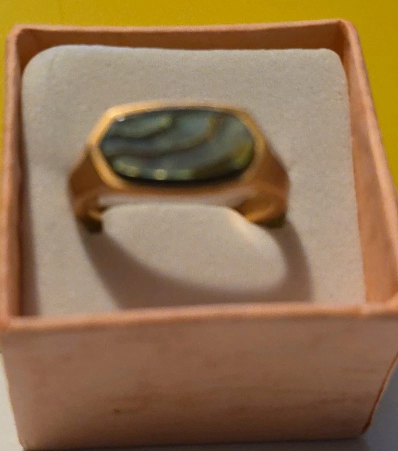 Кольцо с золотым абалоном Kendra Scott размер 7 - Изображение 4 из 4