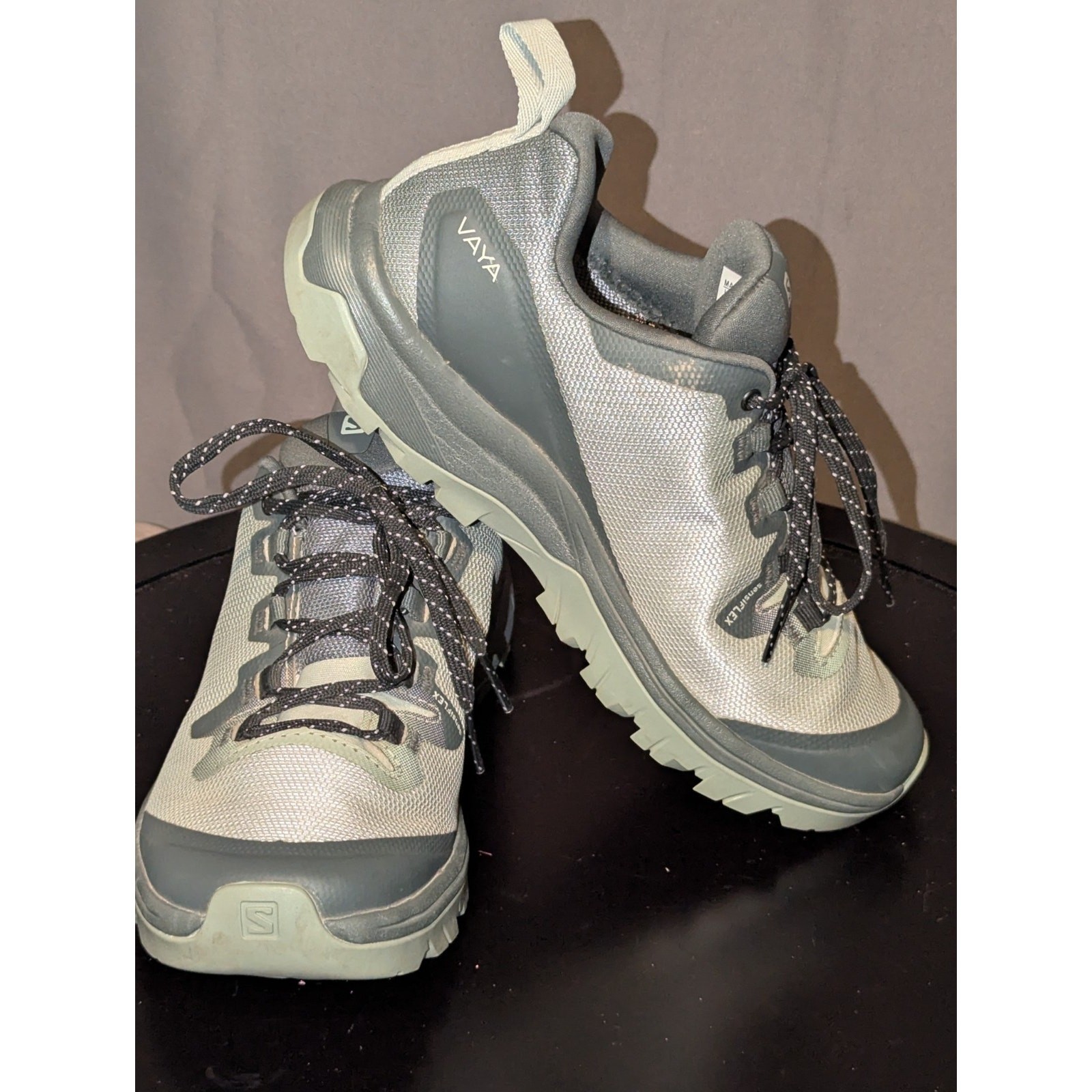 Salomon Scarpe Donna 5 Grigio Vaya GTX Escursionismo Trail Running Ortholite Mineral