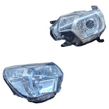For 2012-2015 Toyota Tacoma DRL  Projector Headlights No Amber Corner  Chrome 