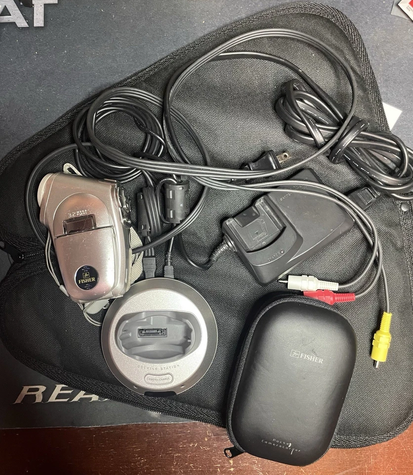 Sanyo Fisher FVD-C1 Plateado 3.2MP 1.5" LCD 5.8x Zoom Óptico Cámara de Bolsillo Corder Foto 3 de 4