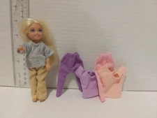 Doll Clothes Handmade to fit Chelsea 5"  doll- Lot of   3 set-Pants/Tops -K153