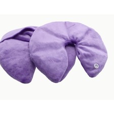 Aqua Peas Hot Cold Reusable Breast Pad Set Purple Microwave Freezer Safe 2pk