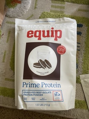 Foods Prime Protein Powder Clean, Grass Fed Beef Protein Powder Cookies & Cream
