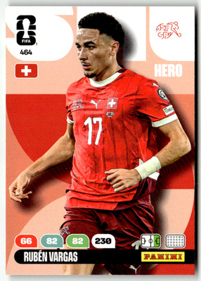 Panini FIFA World Cup Adrenalyn 2026 No. 464 Ruben Vargas Hero