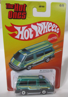 Hot Wheels The Hot Ones '86 Toyota Van in Spectraflame Green 1:64
