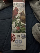 Cardinal Christmas Diamond Dotz Kit-Birds-Snow-Winter-holidays-Crafts - NEW