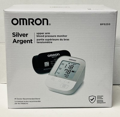 OMRON Silver Blood Pressure Monitor Home Use & Upper Arm Blood Pressure Cuff U1C