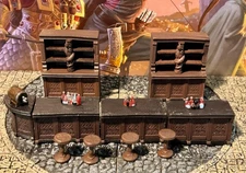 14 Pc Tavern Bar set D&D Miniature Dungeons Dragons Rusty Dragon Inn terrain