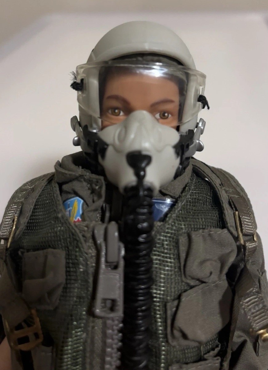 GI Joe 12” FAO Schwarz F-15E Strike Eagle Pilot Figure Full Gear w