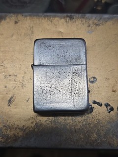 Old Vintage 3 Barrel Hinge Zippo Lighter
