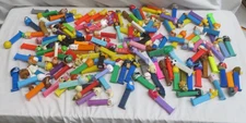 Mixed Lot of Vintage and Modern Cartoon Characters PEZ Candy Dispensers Toys