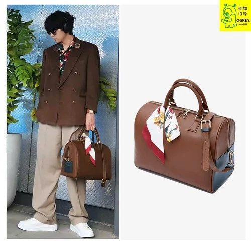 BTS Artist Made Collection V Taehyung Mute Boston Bag W/Box K-POP Official Goods - product listing photo