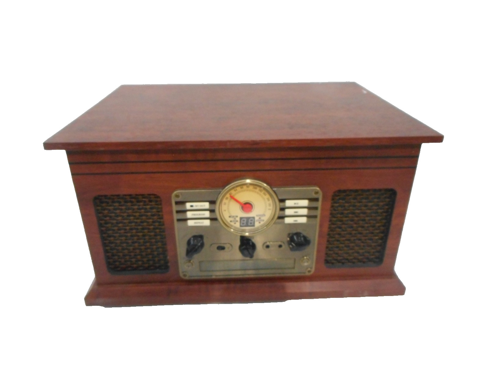 Victrola 6-In-1 Nostalgic Entertainment Center - Mahogany (V