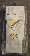 Peanuts Woodstock Adult Crew Socks Cream Snoopy Crew Collectible Vintage RARE   