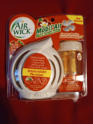 Air Wick Mobil' Air Electric Portable Diffuser Country Berries Sealed READ INFO!