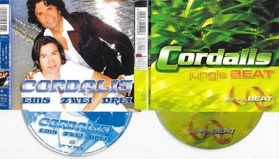 2 x CORDALIS - eins zwei drei + jungle beat  - CD s