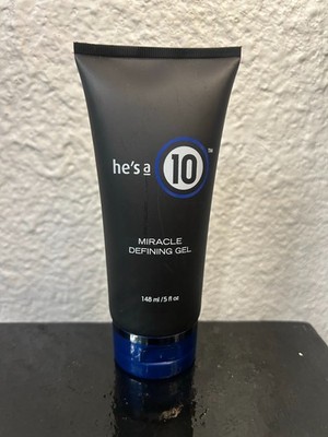He's a 10 Miracle Defining Hair Gel Strong Workable Hold 5 fl oz 148 mL New