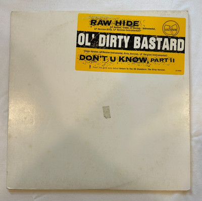 Ol' Dirty Bastard   Rawhide / Don't You Know 12  Single Vinyl Record. VG+. 1995.