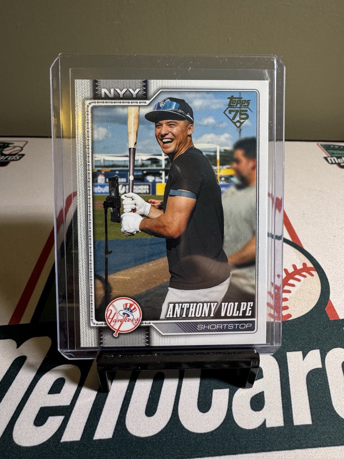 2026 Topps Series 1 Anthony Volpe #308 Golden Mirror SSP Image Variation