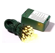 Christmas Light Vickerman 250" Battery Operated Wide Angle Set in Warm White