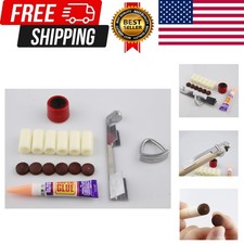 15 Pack Cue Stick Tip Repair Kit, Cue Tips Accessorie, Include 6 Pool Cue Tip...