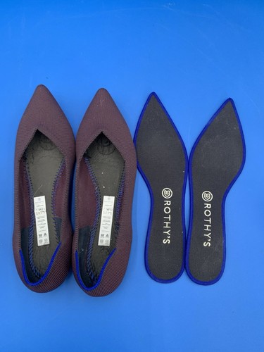 Rothy’s The Point Flats Plum Purple Women’s Pointed Toe Shoes Size 11 US - 第 4/5 張圖片