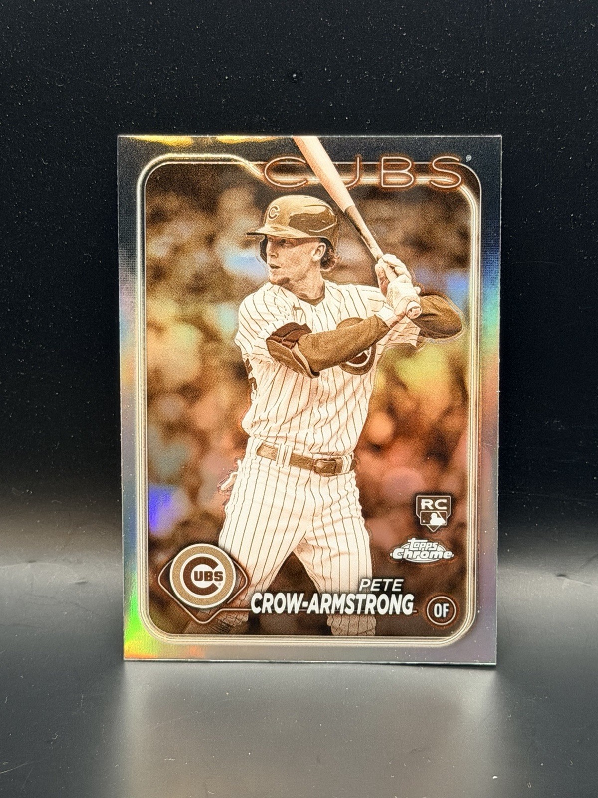 2024 Topps Chrome - Pete Crow-Armstrong #16 Sepia Refractor (RC)