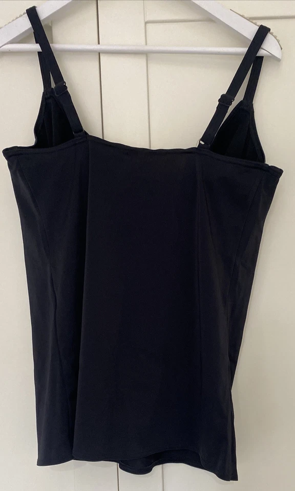 Freya Jewel Cove Black Plunge Tankini Top 34 GG - Image 3 of 4