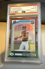 2024 Donruss - Rated Rookie Jayden Daniels #389 Optic Red & Green Prizm (RC)