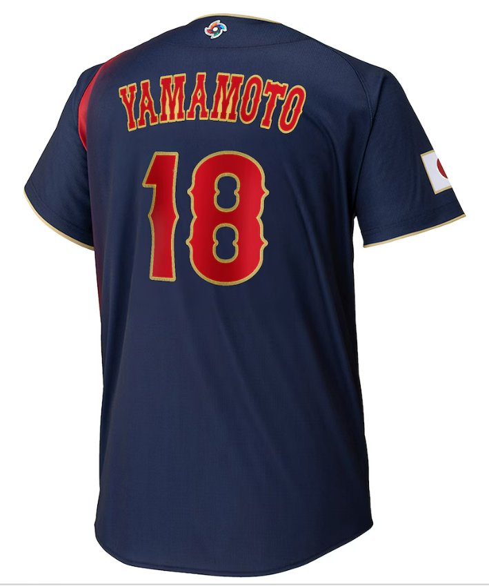 2026 WBC Mizuno JAPAN ユニフォーム Lサイズ Yoshinobu Yamamoto WBC 2026 Samurai Japan Visitor Replica Jersey