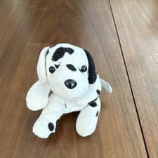 Dan Brechner Co. Dalmatian Dog Plush Stuffed Animal White Black