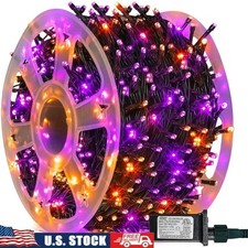 Halloween LED String Lights 500 Bulbs 163ft Waterproof 8 Modes Outdoor Decor New