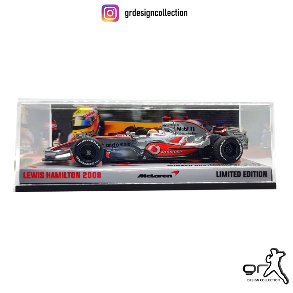 Lewis Hamilton - McLaren MP423 - F1 Winner Australian GP 2008 / Minichamps  1:43 - Immagine 2 di 4