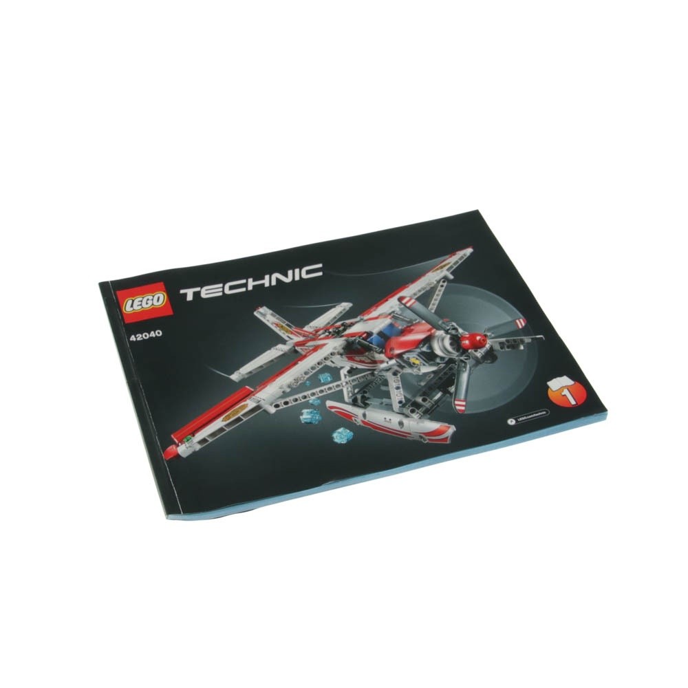 1x LEGO Technic Building Instructions Book 1 Airport Fire-Fighting Plane 42040