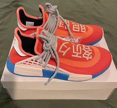 Adidas Pharrell x NMD Human Race Extra Eye - Bold Orange H67401 Size 10 NewW/box