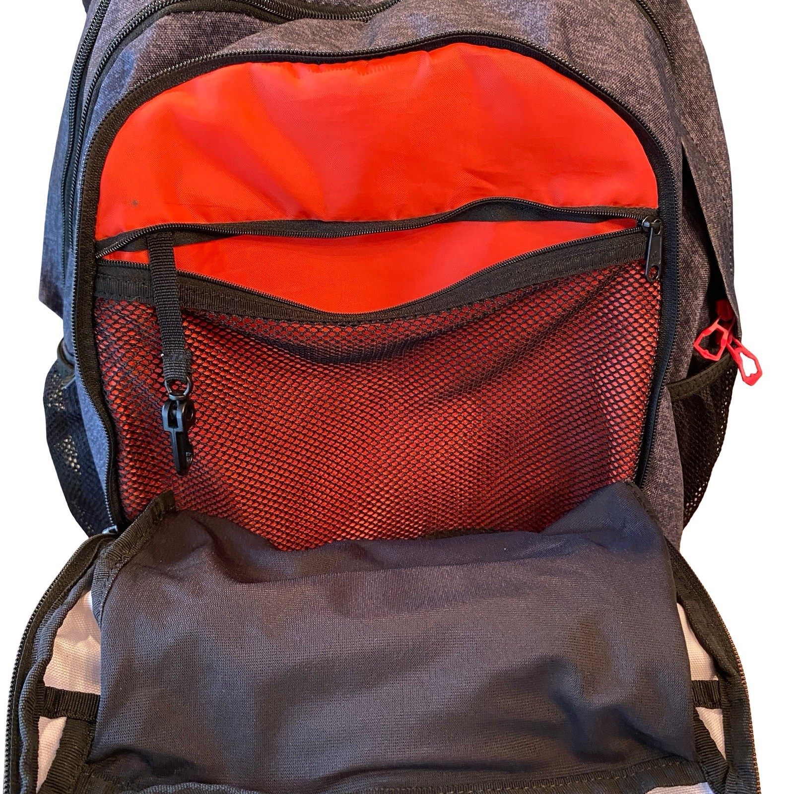 Adidas LoadSpring Backpack Gray/Orange Laptop Bag… - image 11