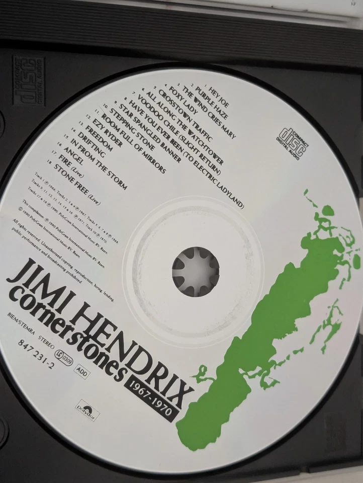 Jimi Hendrix Cornerstones 1967-1970 - 1990 Psychedelic Rock Hey Joe Purple Haze - Bild 3 von 4